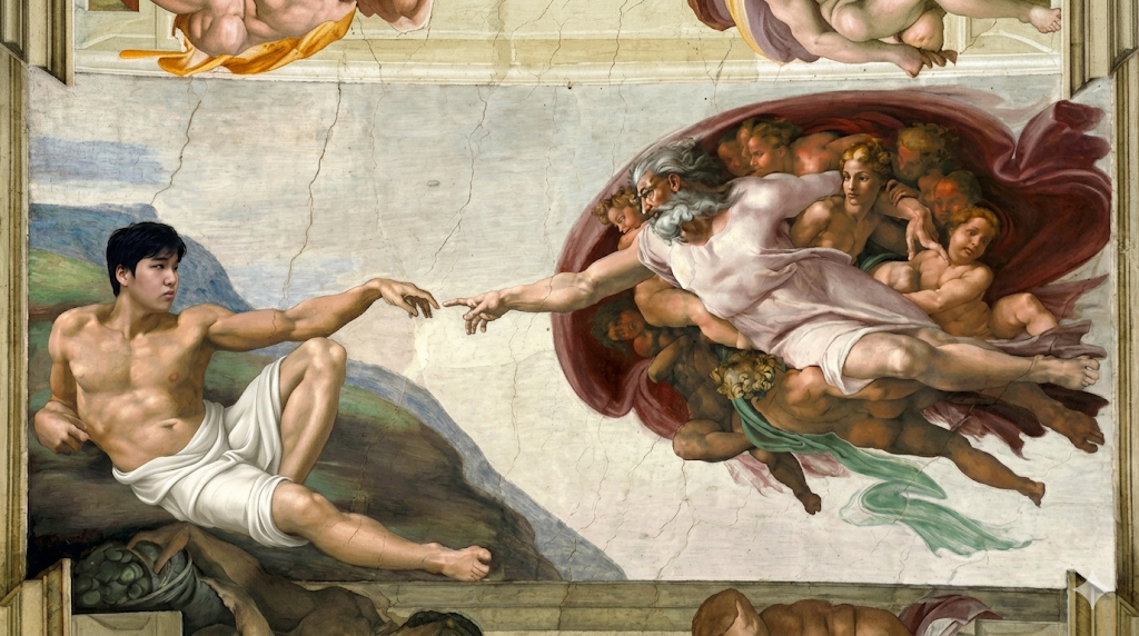 Renaissance fresco — the spark between vision and execution
